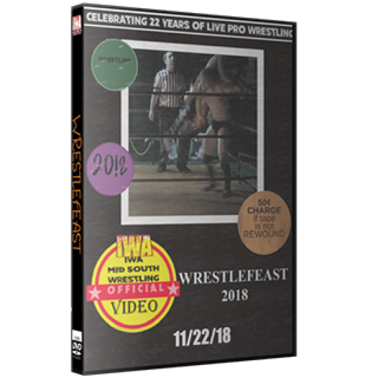 IWA Mid-South DVD November 22, 2018 "Wrestlefeast" - Jeffersonville, IN