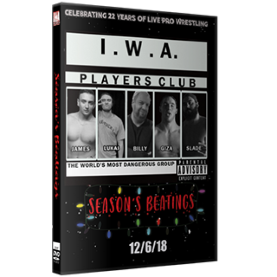 IWA Mid-South DVD December 6, 2018 "Seasons Beatings" - Jeffersonville, IN