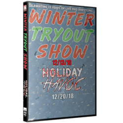 IWA Mid-South DVD IWA Mid-South December 13 & 20, 2018 "Winter Tryout Show & Holiday Havoc" - Jeffersonville, IN IWA Mid-South DVD IWA Mid-South December 13 & 20, 2018 "Winter Tryout Show & Holiday Havoc" - Jeffersonville, IN
