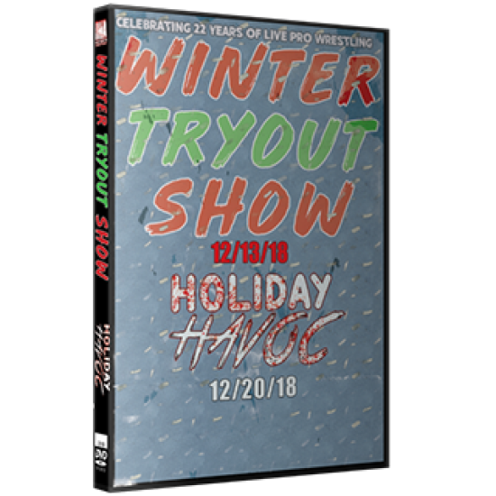 IWA Mid-South DVD IWA Mid-South December 13 & 20, 2018 "Winter Tryout Show & Holiday Havoc" - Jeffersonville, IN