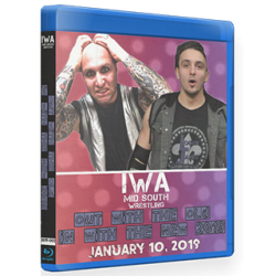 IWA Mid-South Blu-ray/DVD January 10, 2019 "Out With The Old, In With The New" - Jeffersonville, IN  IWA Mid-South Blu-ray/DVD January 10, 2019 "Out With The Old, In With The New" - Jeffersonville, IN
