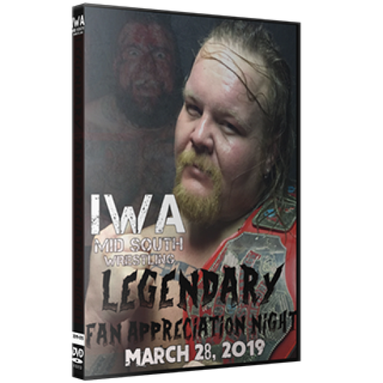 IWA Mid-South DVD March 28, 2019 "Legendary" - Jeffersonville, IN