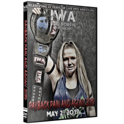 IWA Mid-South DVD May 23, 2019 "Payback Pain and Agony 2019" - Jeffersonville, IN IWA Mid-South DVD May 23, 2019 "Payback Pain and Agony 2019" - Jeffersonville, IN
