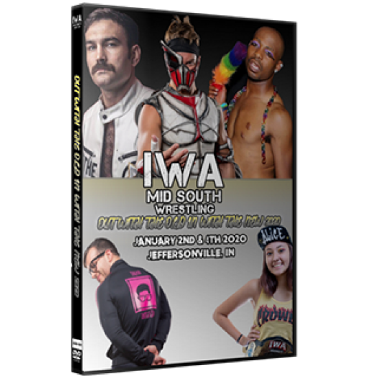 IWA Mid-South DVD January 2 & 4, 2020 "Out With The Old, Un With The New Parts 1 & 2" - Jeffersonville, IN