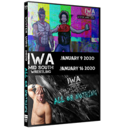 IWA Mid-South DVD January 9 & 16, 2020 "Winter Wars & All Or Nothing" - Jeffersonville, IN IWA Mid-South DVD January 9 & 16, 2020 "Winter Wars & All Or Nothing" - Jeffersonville, IN