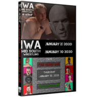 IWA Mid-South DVD January 23 & 30, 2020 "No Retreat No Surrender & This Means War" - Jeffersonville, IN IWA Mid-South DVD January 23 & 30, 2020 "No Retreat No Surrender & This Means War" - Jeffersonville, IN