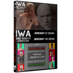IWA Mid-South DVD January 23 & 30, 2020 "No Retreat No Surrender & This Means War" - Jeffersonville, IN IWA Mid-South DVD January 23 & 30, 2020 "No Retreat No Surrender & This Means War" - Jeffersonville, IN