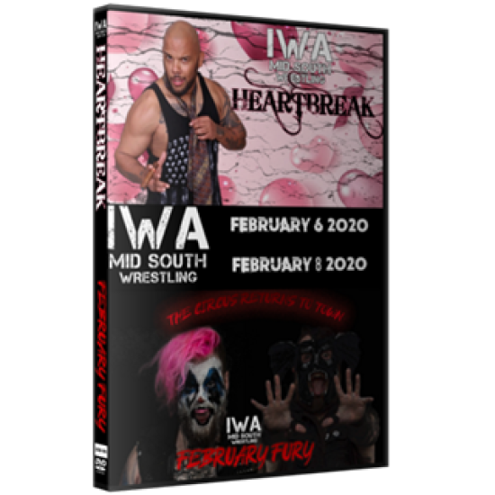 IWA Mid-South DVD February 6 & 8, 2020 "Heartbreak & February Fury" - Jeffersonville, IN