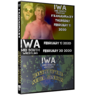 IWA Mid-South DVD February 13 & 20, 2020 "FebuBRAZY & Battle Of The Super Juniors" - Jeffersonville, IN IWA Mid-South DVD February 13 & 20, 2020 "FebuBRAZY & Battle Of The Super Juniors" - Jeffersonville, IN