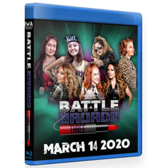IWA Mid-South Blu-ray/DVD March 14, 2020 "Battle Broads 3" - Jeffersonville, IN