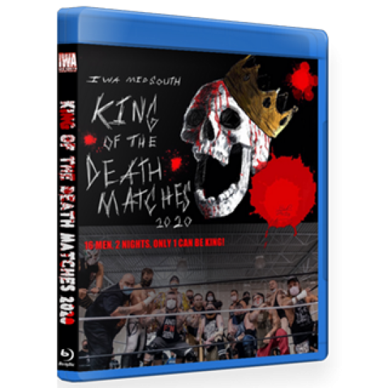 IWA Mid-South Blu-ray/DVD July 31 & August 1, 2020 "King of the Death Match Tournament 2020" - Connersville, IN