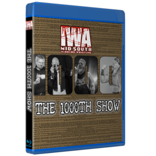 IWA Mid-South Blu-ray/DVD March 6, 2021 "1000th Show" - Jeffersonville, IN
