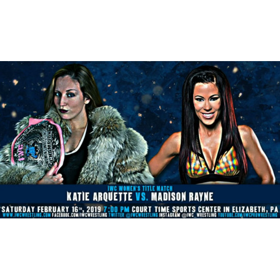 IWC February 16, 2019 "Cold Blooded" - Elizabeth, PA (Download)