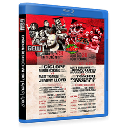 GCW/DTU Blu-ray/DVD June 29 & 30, 2017 "Epidemia Destructiva Tour 2017: Day 1 & 2" - Pachuca & Queretaro, Hidalgo. Mexico  GCW/DTU Blu-ray/DVD June 29 & 30, 2017 "Epidemia Destructiva Tour 2017: Day 1 & 2" - Pachuca & Queretaro, Hidalgo. Mexico