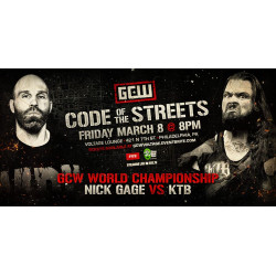 GCW March 8, 2019 "Code Of The Streets" - Philadelphia, PA (Download) GCW March 8, 2019 "Code Of The Streets" - Philadelphia, PA (Download)