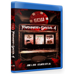 GCW Blu-ray/DVD June 1, 2019 "Tournament Of Survival 4" - Atlantic City, NJ GCW Blu-ray/DVD June 1, 2019 "Tournament Of Survival 4" - Atlantic City, NJ