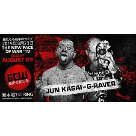 GCW August 23, 2019 "The New Face of War" - Tokyo, Japan (Download)