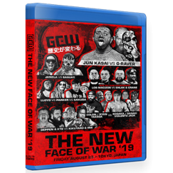 GCW Blu-ray/DVD August 23, 2019 "The New Face of War" - Tokyo, Japan GCW Blu-ray/DVD August 23, 2019 "The New Face of War" - Tokyo, Japan