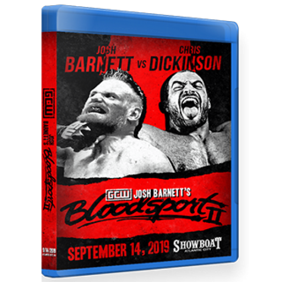 GCW Blu-ray/DVD September 14, 2019 "Josh Barnett's Bloodsport 2" - Atlantic City, NJ