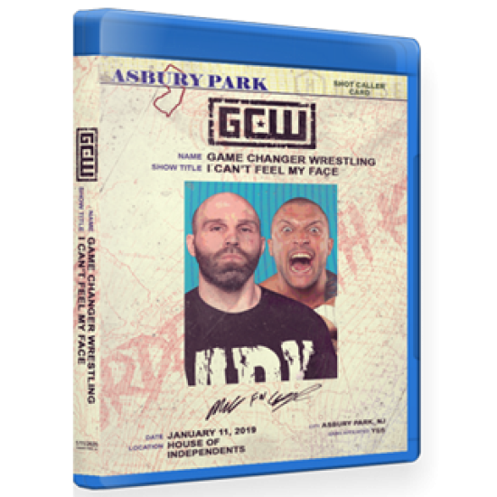 GCW Blu-ray/DVD January 11, 2020 "I Can't Feel My Face" - Asbury Park, NJ