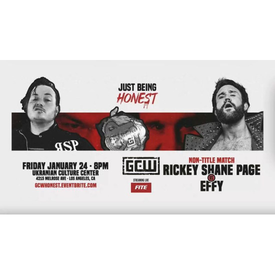 GCW January 24, 2020 "Just Being Honest" - Los Angeles, CA (Download)