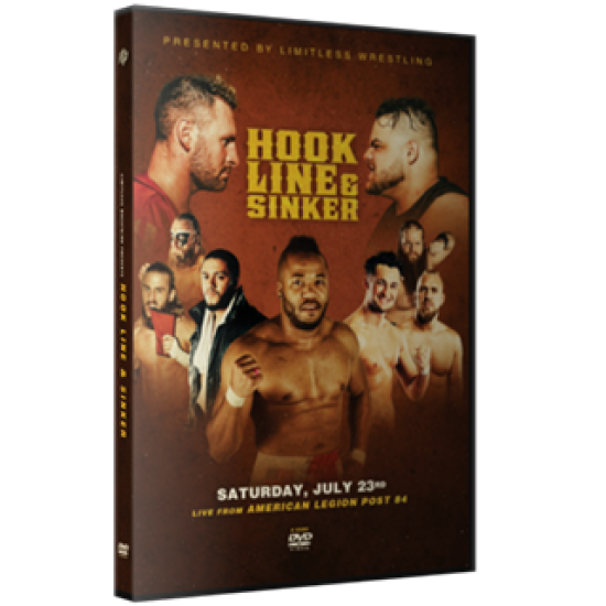 Limitless Wrestling DVD July 23rd, 2016 "Hook, Line, & Sinker" - Orono, ME 