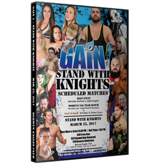 Gain Wrestling DVD "Gain 1: Stand With Knights" - Berwyn, IL 