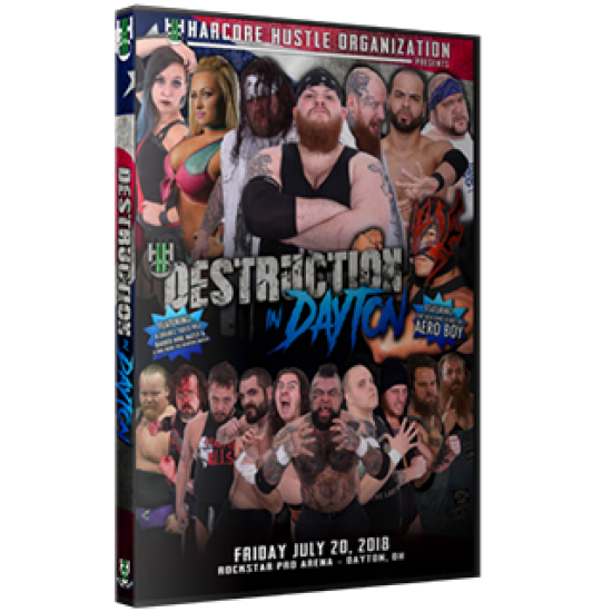 H2O Wrestling DVD July 20, 2018 “Destruction in Dayton" Dayton, OH 