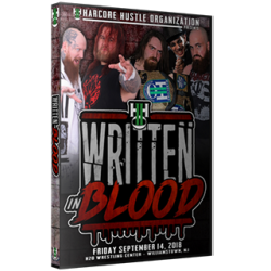 H2O Wrestling DVD September 14, 2018 "Written In Blood" Williamstown, NJ H2O Wrestling DVD September 14, 2018 "Written In Blood" Williamstown, NJ