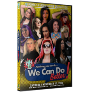 WH2O Women's Wrestling DVD November 17, 2018 "Anything You Can Do, We Can Do Better" - Williamstown, NJ WH2O Women's Wrestling DVD November 17, 2018 "Anything You Can Do, We Can Do Better" - Williamstown, NJ