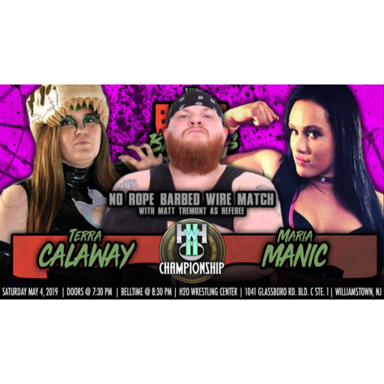 WH2O Women's Wrestling May 4, 2019 "Blood, Broads & Barbwire" - Williamstown, NJ (Download)