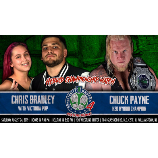 H2O Wrestling August 24, 2019 "Opportunity Knocks #4" - Williamstown, NJ (Download)