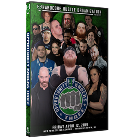 H2O Wrestling DVD April 12, 2019 "Opportunity Knocks #3" - Williamstown, NJ 