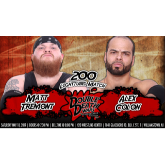 H2O Wrestling May 18, 2019 Subterranean Violence Vol. #5: "Double Death Wars" - Williamstown, NJ (Download)