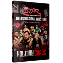 Star Pro Wrestling DVD December 8, 2019 "Holiday Chaos" - Warminster, PA Star Pro Wrestling DVD December 8, 2019 "Holiday Chaos" - Warminster, PA
