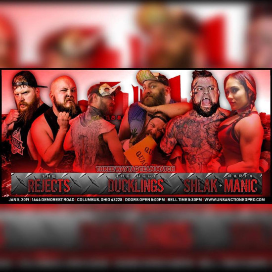 Unsanctioned Pro January 4, 2019 "Capital City Chaos" - Columbus, OH (Download)