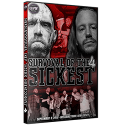 OPW DVD September 7, 2019 "Survival of the Sickest 4" - Williamstown, NJ OPW DVD September 7, 2019 "Survival of the Sickest 4" - Williamstown, NJ
