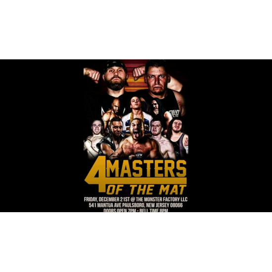 OPW December 21, 2018 "Masters of the Mat 4" - Paulsboro, NJ (Download)