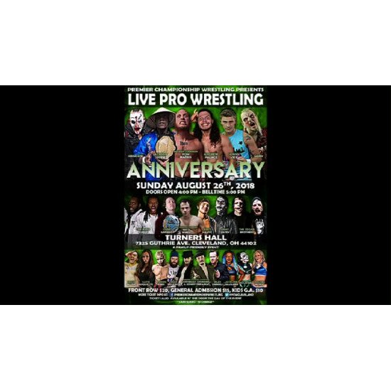 Premier August 26, 2018 "Anniversary 2018" - Cleveland, OH  (Download)