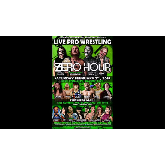 Premier February 2, 2019 "Zero Hour 2019" - Cleveland, OH  (Download)