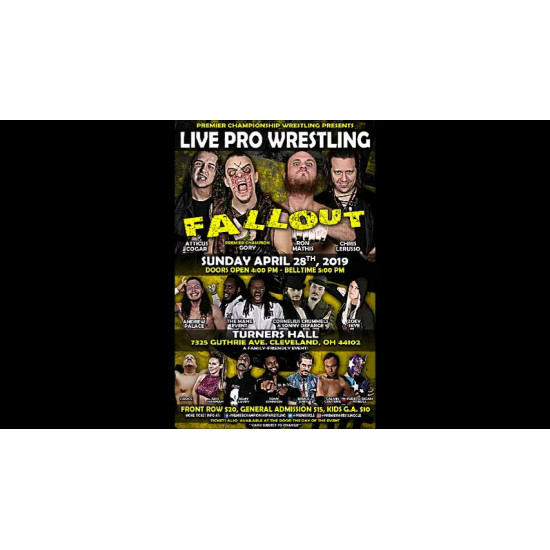 Premier April 28, 2019 "Fallout 2019" - Cleveland, OH (Download)