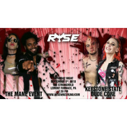 Ryse Pro Wrestling September 8, 2018 - Lemont Furnace, PA (Download) Ryse Pro Wrestling September 8, 2018 - Lemont Furnace, PA (Download)