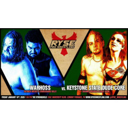 Ryse Pro Wrestling January 10, 2020 "The Stronghold" - Lemont Furnace, PA (Download) Ryse Pro Wrestling January 10, 2020 "The Stronghold" - Lemont Furnace, PA (Download)