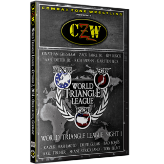 CZW DVD October 2, 2014 "World Triangle League - Night 1" - Oberhausen, Germany 