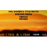 IWA Mid-South March 2, 2019 "In Like A Lion" - Jeffersonville, IN (Download)