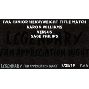 IWA Mid-South March 28, 2019 "Legendary" - Jeffersonville, IN (Download)